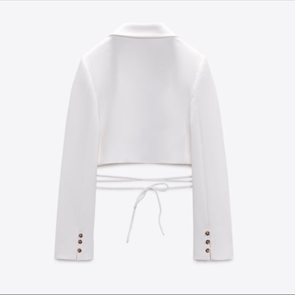 Cropped blazer - Picture 3 of 4